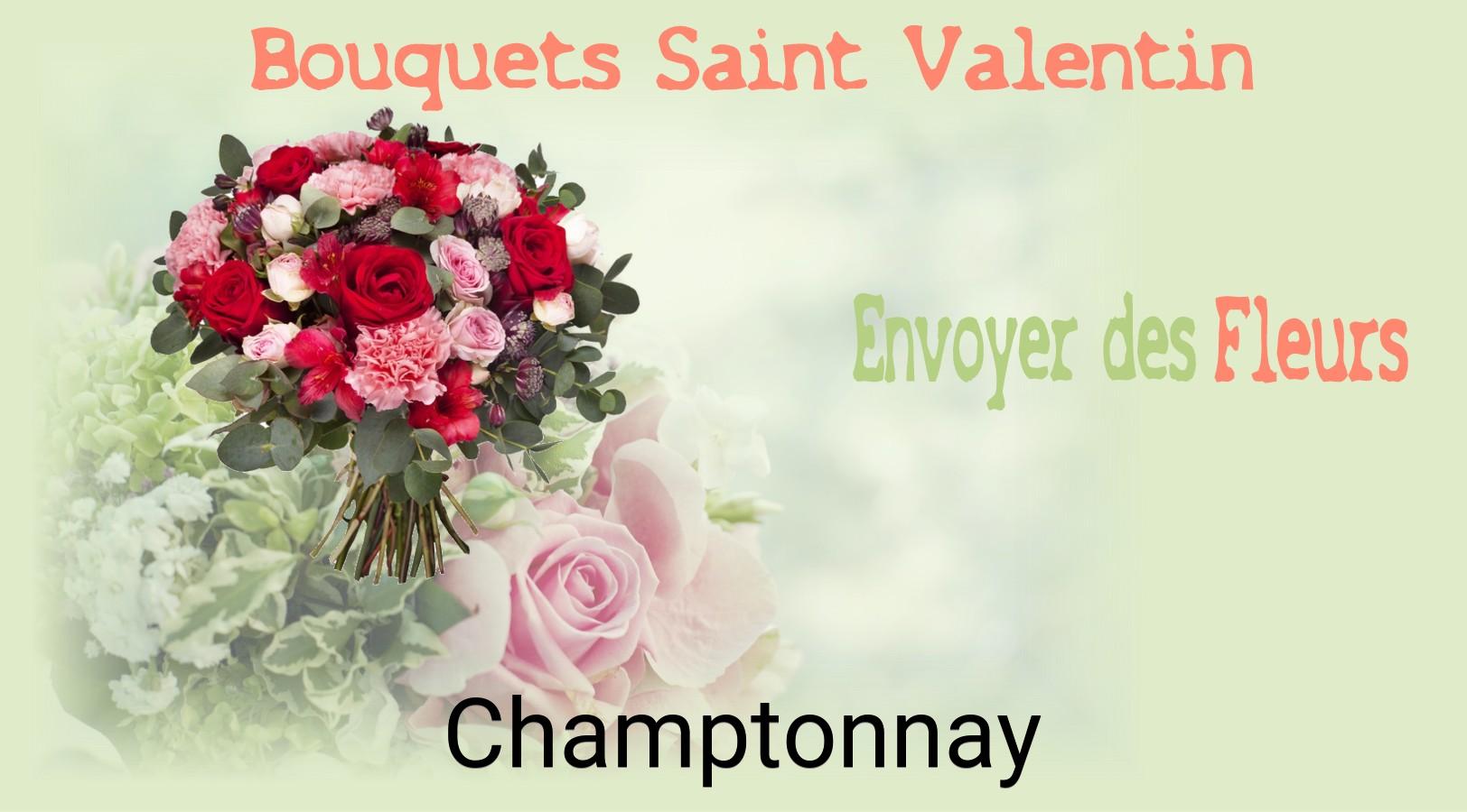Roses de Saint-Valentin livrées à Champtonnay